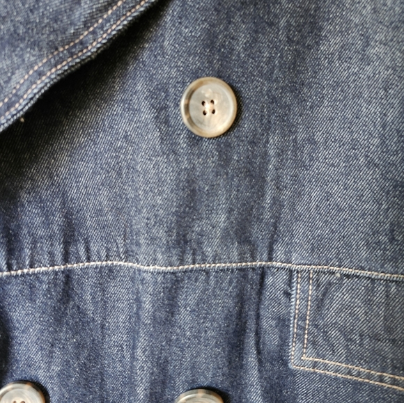 Free People 'Street Car' Denim Coat size S - Picture 6 of 14